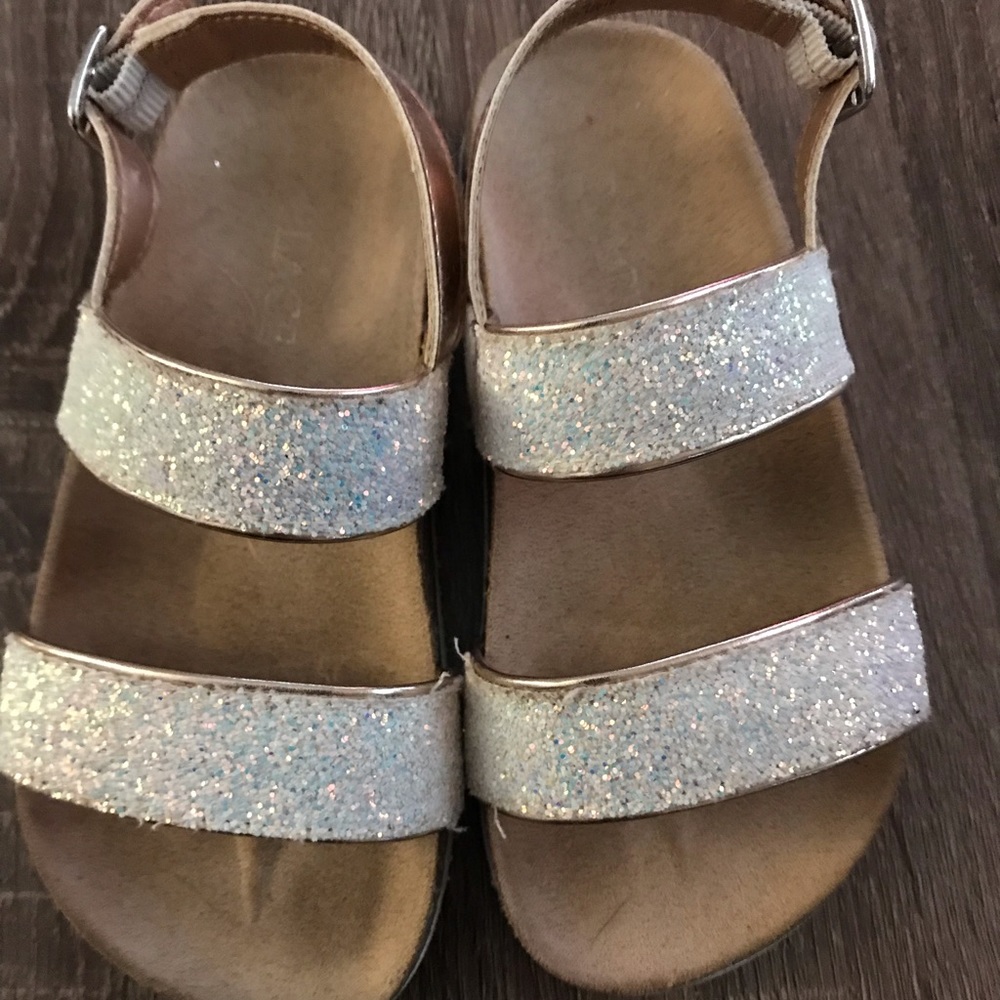 Silver sandals